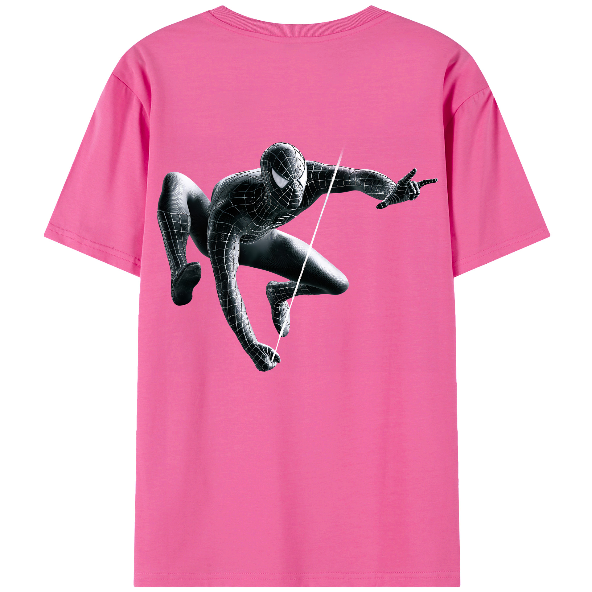 （画像用） Spider Man スパイダーマン レディース半袖Tシャツ(バックプリント)